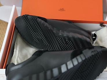 hermes tapicka: Hermes Bouncing Sneakers All Black Limited! Təmiz Dəridir! Kənarları — 3