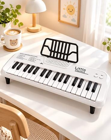 oyuncaq evler: Uşaq üçün elektron mini fortepiano – Little Pianist - 32 klavişli — 1