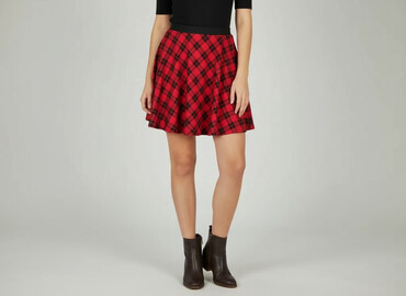 spódnice w krate vinted: Women`s skirt, size S