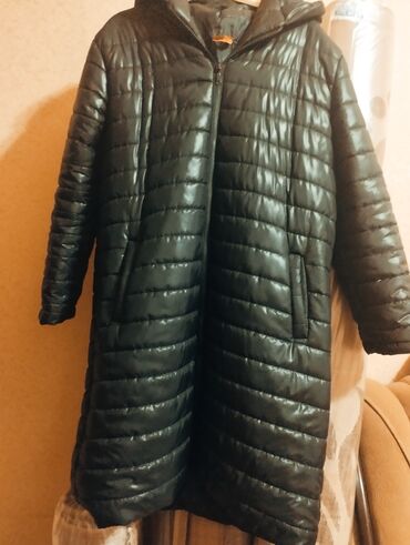 кожаная куртка: Женская куртка 3XL (EU 46), 4XL (EU 48), цвет - Черный