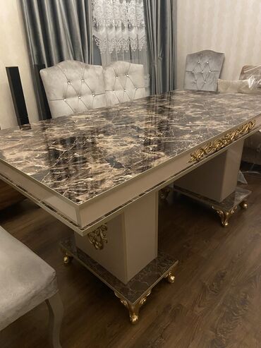 Masalar: Qonaq masası, Yeni, Açılmayan, Dördbucaq masa — 5