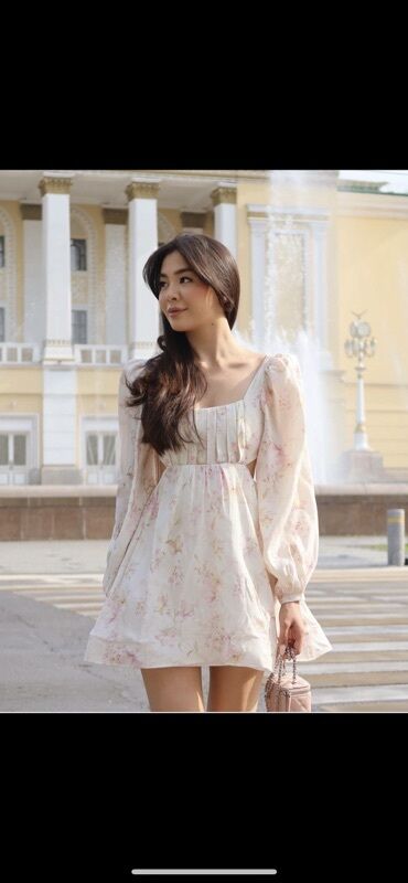 абая с: Күнүмдүк көйнөк, Made in KG, Жай, Кыска модель, Сарафан, S (EU 36), M (EU 38)
