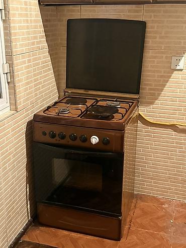 irşad qaz sobası: Qaz plitəsi və soba kombi modeli - 4 gözlü qaz üstü: müxtəlif ölçülü — 1