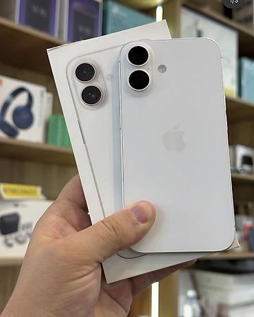iphone 80: IPhone 16, 128 GB, Ağ, Zəmanət, Simsiz şarj, Face ID — 2