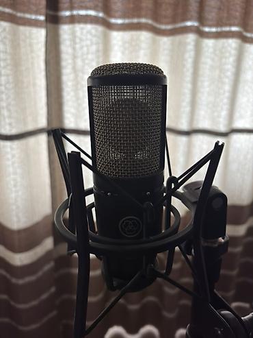 80 d: Студийный Конденсаторный микрофон AKG 220 + Паук,в хорошем состоянии — 1