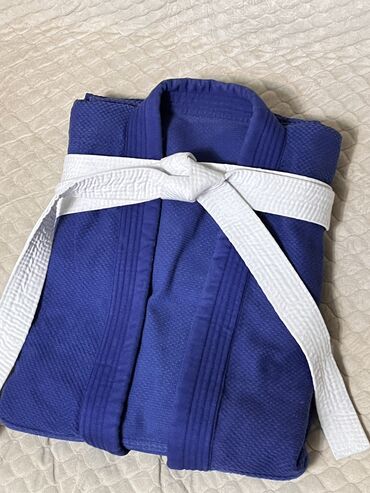 кимоно самбо: КИМОНО 180см Комплект – Синий. Носил 1 раз