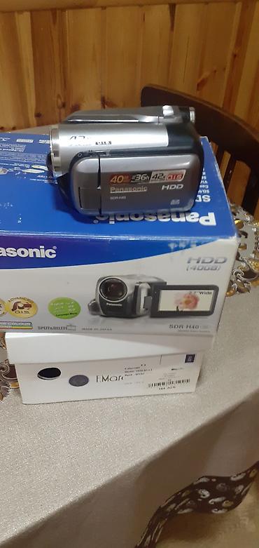 Videokameralar: Panasonic SDR‑H40 rəqəmsal video kamera Xüsusiyyətlər: - Daxili HDD — 1