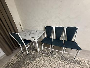 стол стул для маникюра: Кухонный стол и стул, Новый, Самовывоз, цвет - Белый — 4