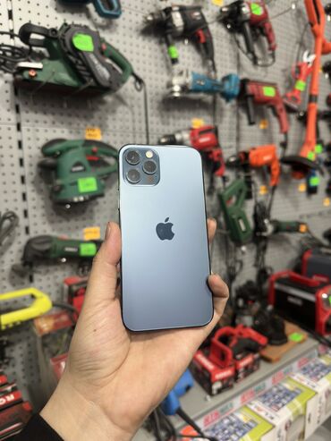 телевон айвон: IPhone 12 Pro, Колдонулган, 256 ГБ, Көк, Каптама, 87 %