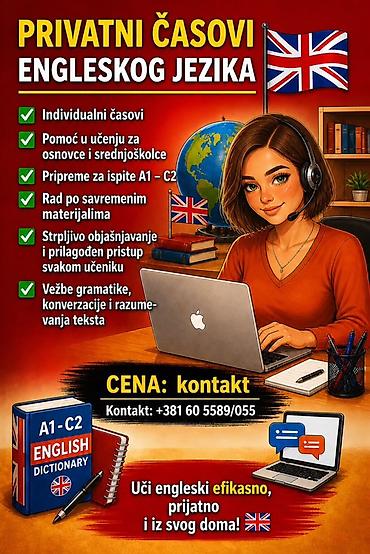 hronogram kose: Privatni časovi engleskog jezika – online učenje iz udobnosti vašeg — 1