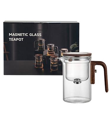 чугунный чайник: Стеклянный заварочный чайник Magnetic Glass Teapot - Современный — 1
