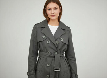 Women`s trench, size L (EU 40)
