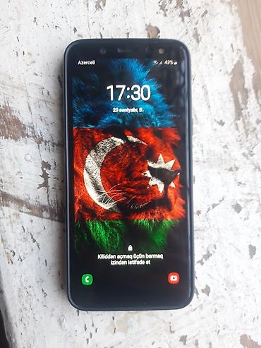 samsung a3 2017: Samsung Galaxy A6, 32 GB, rəng - Qara, Barmaq izi — 1