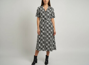 plisowane spódnice midi czarne: Women`s dress, size S