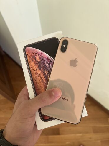 ayfon kreditle: IPhone Xs, 64 GB, Qızılı