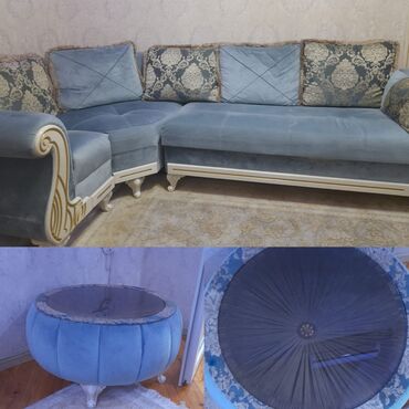 Divanlar: Künc divan, İşlənmiş, Açılan, Bazalı, Parça, Çatdırılma yoxdur