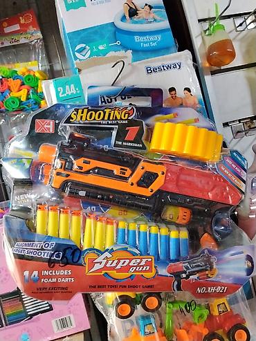 Игрушечный бластер Super Gun (модель XH-021) с мягкими пулями - Тип