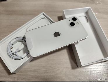 IPhone 13, Новый, 128 ГБ, Белый, Кабель, 100 % at lalafo.kg IPhone 13, Новый, 128 ГБ, Белый, Кабель, 100 %