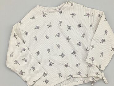 białe koronkowe spodenki: Bluzka, Zara, 1.5-2 lat, 86-92 cm, stan - Bardzo dobry