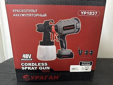 spray: Краскопульт аккумуляторный УРАГАН YP1837 Основные — 3