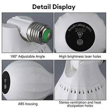 Sijalice: LED rotirajuća disko sijalica sa daljinskim upravljačem - Višebojni — 14