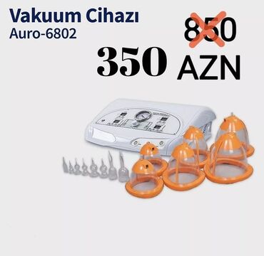 Tibbi avadanlıq: Arıqlama və Bədən Kontur Korreksiyası üçün Auro-6802 Vakuum Cihazı: •