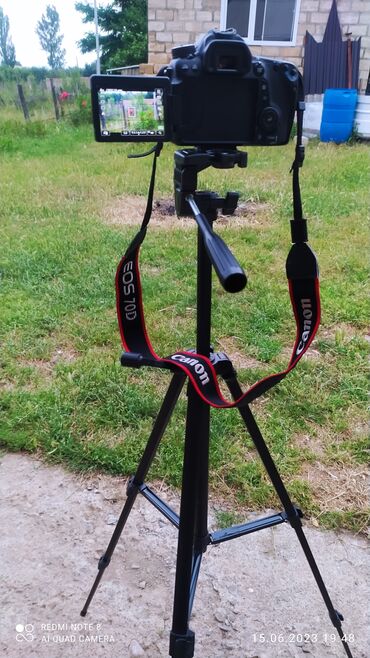 Fotokameralar: Canon 70D satılır əla vəziyyətdədir üstündə 18-135 lensultra — 18