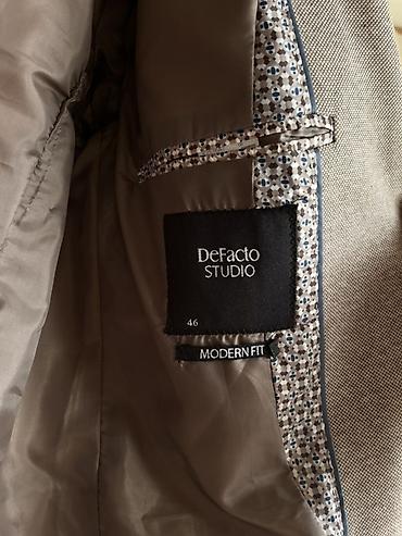 parca salvar: DeFacto Studio kişi şalvarüstü geyimi – Modern Fit blazer - Brend — 3