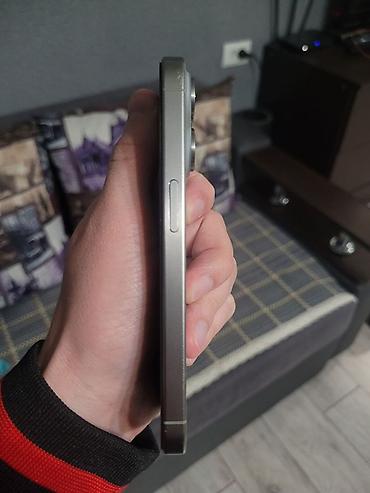 osh iphone: IPhone 15 Pro, Б/у, 512 ГБ, Natural Titanium, Защитное стекло, Коробка, 95 % — 4
