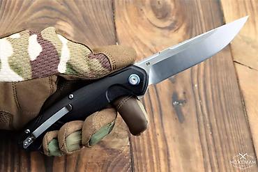 Охотничьи ножи: Складной нож Eafengrow EF953, сталь D2, рукоять G10 Охота и рыбалка — 9