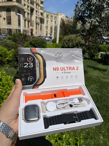 tw8 ultra smartwatch: Yeni, Smart saat, Apple, Аnti-lost, rəng - Bej