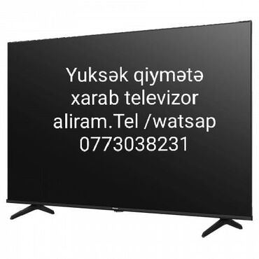 sadece tv: Xarab TV aıiram,Pazma,LCD,LED,GLED.Xər növ tvilərin təmiri.Watsapa