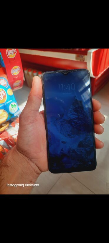 telefon gencede: Xiaomi Redmi Note 8 Pro, 64 GB, rəng - Göy, 
 Düyməli, Sensor, Barmaq izi