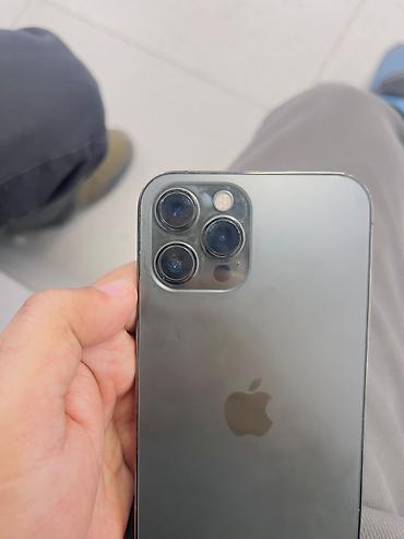 Apple iPhone: IPhone 12 Pro Max, Б/у, 128 ГБ, Black Titanium, Чехол, 82 % — 9