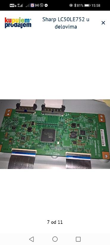 Televizori: Sharp LC50LE752 – delovi Dostupni originalni delovi sa modela: - Main — 8