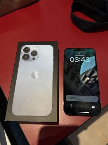 Apple iPhone: IPhone 13 Pro, 128 GB, Mavi, Face ID