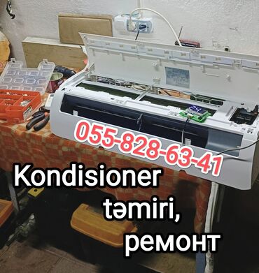 kompressor temiri: Təmir, Split kondisionerlər, Təmizləmə, Zəmanətlə, Pulsuz diaqnostika