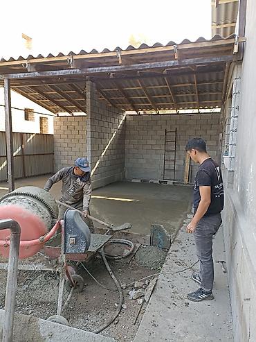 Бетонные работы: Стяжка фундамент Атмостка лестница сделаем. - Заливка бетонных — 11