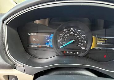 Ford: Ford Fusion sedan - Kuzov: 4 qapılı sedan, mavi rəng - Mühərrik — 6