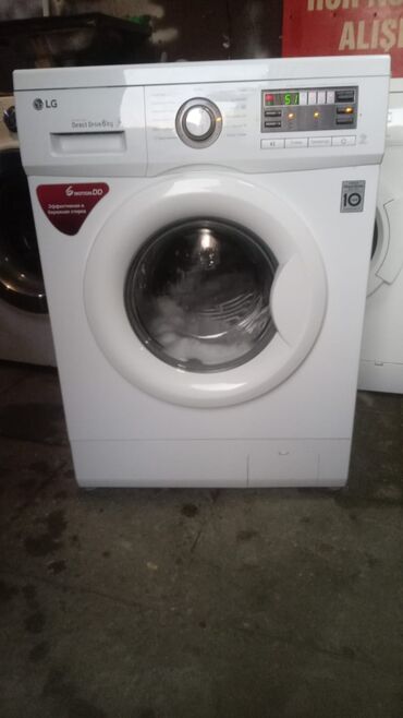 masin mantoru: Paltaryuyan maşın LG, 6 kq, Avtomat, Qurutma var, Kredit yoxdur, Ünvandan götürmə, Ödənişli çatdırılma