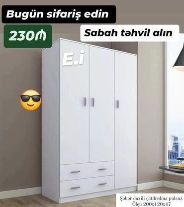 Təmir və tikinti: Yeni, Düz dolab, Qarderob, paltar dolabı