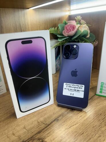 нокия телефон: IPhone 14 Pro Max, Колдонулган, 256 ГБ, 84 %