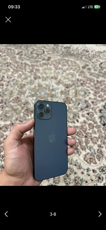 бир: IPhone 12 Pro (Pacific Blue) задный крышка бираз сынык дисплей — 1
