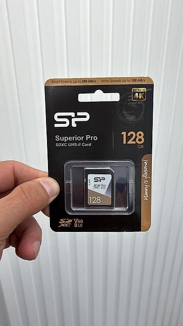 kamera kartı: SP Superior Pro 128GB SDXC UHS-II — V60 / U3 / 4K SP Superior Pro — 1