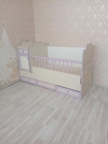 madeyra usaq mebelleri: Yataq otağı və uşaq otağı üçün mebel dəsti - Geniş qapılı dolab: 4 — 2