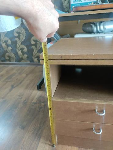 tunba: Taxta təkcəlli tumbə / komod - Material: ağac əsaslı laminat lövhə — 2