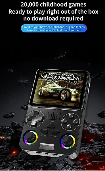 raspberry pi: Портативная игровая консоль J36 Ultra - Встроено до 20 000 игр — 3