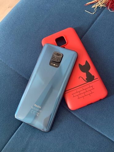 телефон 9с: Xiaomi, Redmi Note 9S, Б/у, 64 ГБ, цвет - Синий, 2 SIM