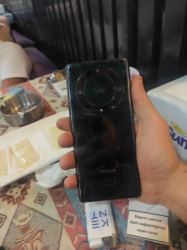 irshad telecom telefonlar: Honor X9 5G, 256 GB, rəng - Göy, Sensor, Barmaq izi, İki sim kartlı