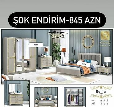 dolab termo: İkinəfərlik çarpayı, Dolab, Termo, 2 tumba, Azərbaycan, Yeni — 10
